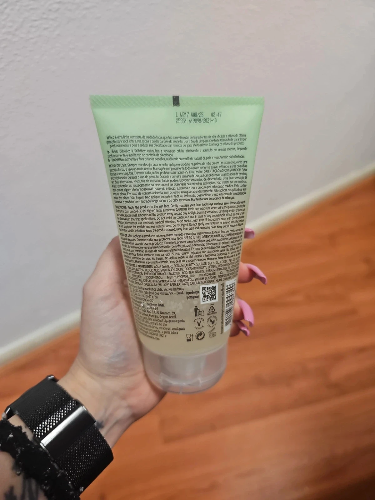 Facial Cleansing Gel Oils Skin.q, 150ml – photo 2
